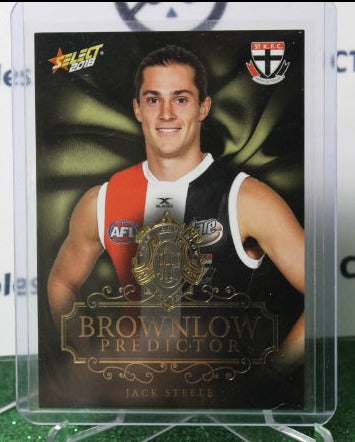 2018 SELECT  AFL JACK STEELE # BPG118 BROWNLOW PREDICTOR 223/250 ST. KILDA SAINTS