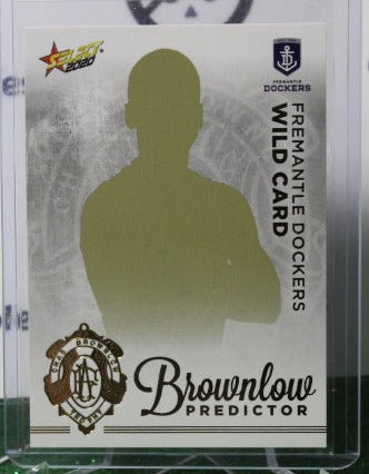 2020 SELECT  AFL BROWNLOW PREDICTOR # BPG24 WILD CARD GOLD FREMANTLE DOCKERS 031/140