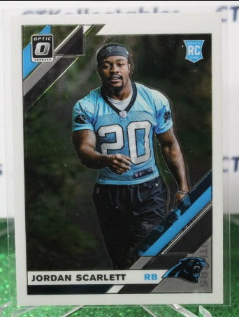 2019 PANINI DONRUSS OPTIC JORDAN SCARLETT # 102 ROOKIE NFL CAROLINA PANTHERS GRIDIRON CARD