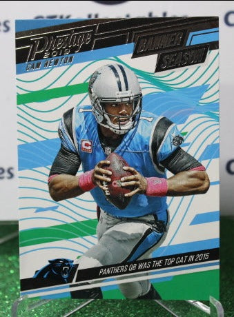 2019 PANINI PRESTIGE CAM NEWTON # BS-CN BANNER SEASON NFL CAROLINA PANTHERS GRIDIRON CARD