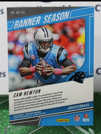 2019 PANINI PRESTIGE CAM NEWTON # BS-CN BANNER SEASON NFL CAROLINA PANTHERS GRIDIRON CARD