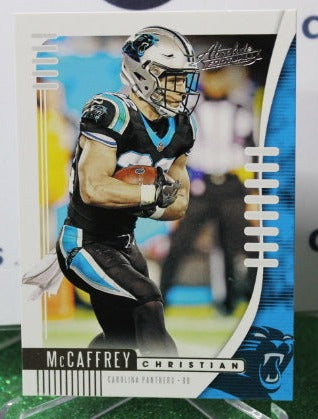 2019 PANINI ABSOLUTE CHRISTIAN McCAFFREY  # 83  NFL CAROLINA PANTHERS GRIDIRON CARD