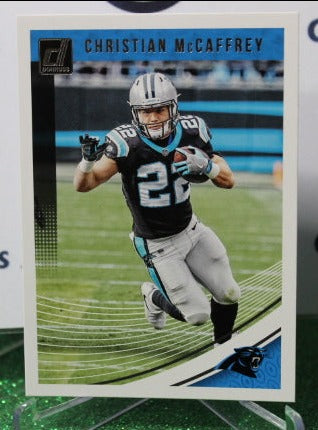 2018 PANINI DONRUSS CHRISTIAN McCAFFREY  # 40  NFL CAROLINA PANTHERS GRIDIRON CARD