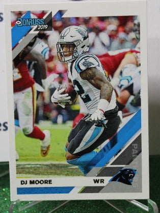 2019 PANINI DONRUSS DJ MOORE # 43  NFL CAROLINA PANTHERS GRIDIRON CARD