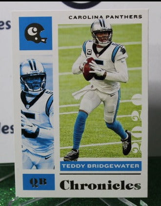 2020 PANINI CHRONICLES TEDDY BRIDEWATER # 13  NFL CAROLINA PANTHERS GRIDIRON CARD