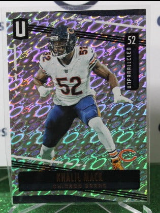 2019 PANINI UNPARALLELED KHALIL MACK # 197  NFL CHICAGO BEARS GRIDIRON CARD