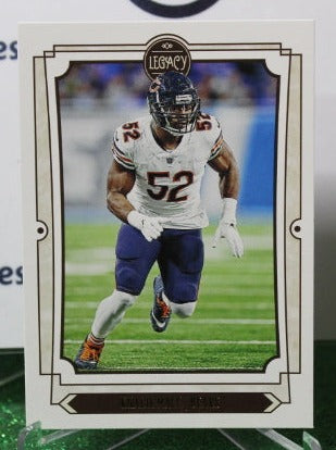 2019 PANINI LEGACY KHALIL MACK # 19  NFL CHICAGO BEARS GRIDIRON CARD