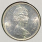 CANADIAN 1967 Confederation Centennial Silver 25 Cents Quarter Coin LYNX VF+