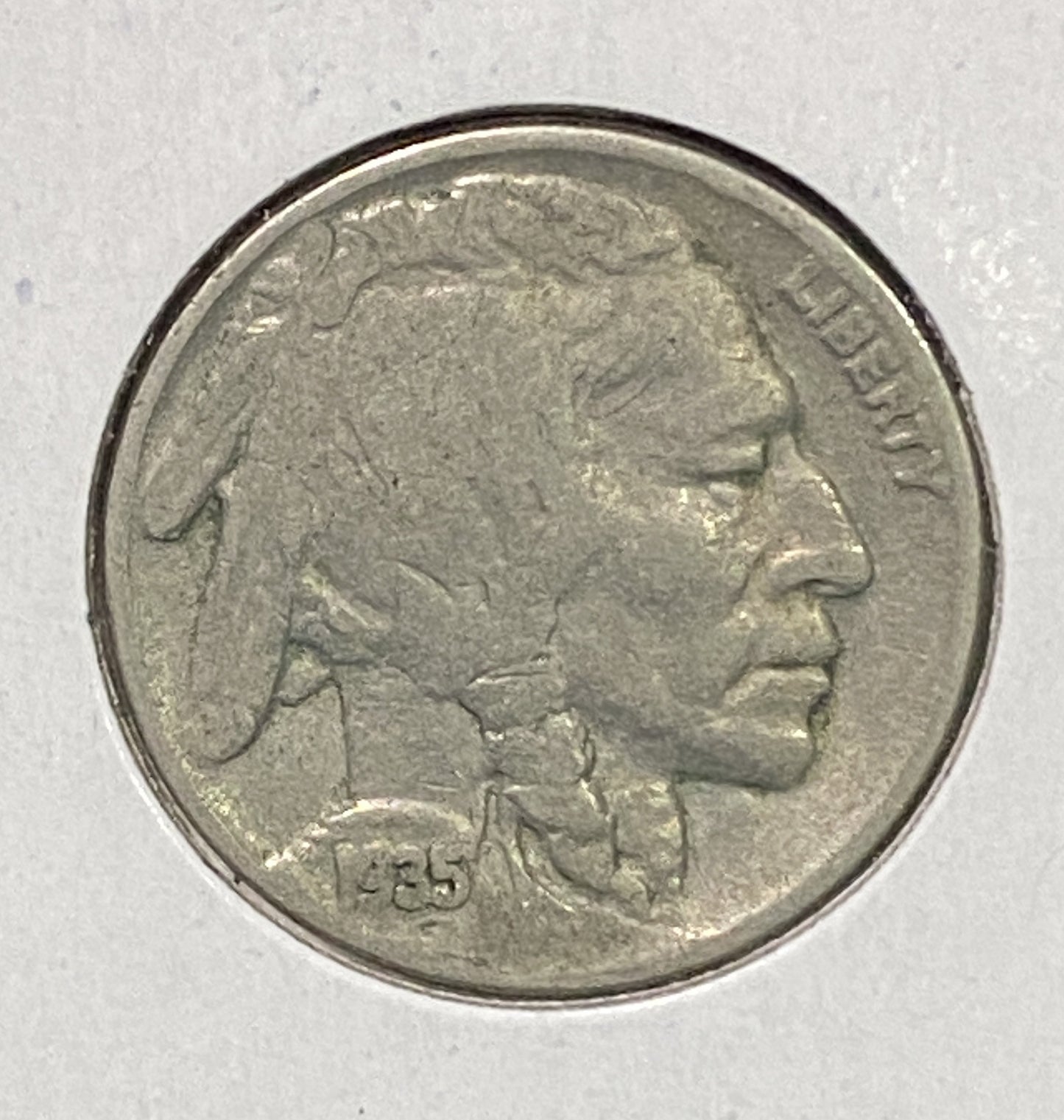 UNITED STATES BUFFALO NICKEL 1935 VG/VG+ 5 CENT COIN