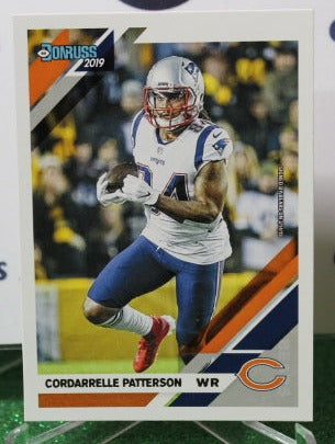 2019 PANINI DONRUSS CORDARRELLE PATTERSON # 168 NFL CHICAGO BEARS GRIDIRON CARD