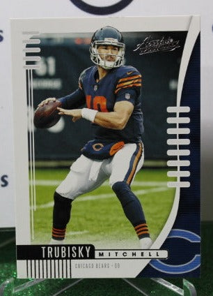 2019 PANINI ABSOLUTE MITCHELL TRUBISKY # 64 NFL CHICAGO BEARS GRIDIRON CARD