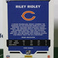 2019 PANINI DONRUSS RILEY RIDLEY  # TR-36 ROOKIE  NFL CHICAGO BEARS GRIDIRON CARD