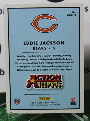 2019 PANINI DONRUSS EDDIE JACKSON #AAP-12 ACTION ALLPROS NFL CHICAGO BEARS GRIDIRON CARD