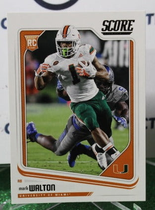 2018 PANINI SCORE MARK WALTON # 373 DRAFT ROOKIE NFL CINCINNATI BENGALS  GRIDIRON CARD