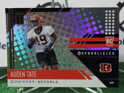 2018 PANINI UNPARALLELED AUDEN TATE  # 284 ROOKIE NFL CINCINNATI BENGALS  GRIDIRON CARD