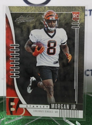 2019 PANINI ABSOLUTE STANLEY MORGAN JR. # 198 ROOKIE NFL CINCINNATI BENGALS  GRIDIRON CARD