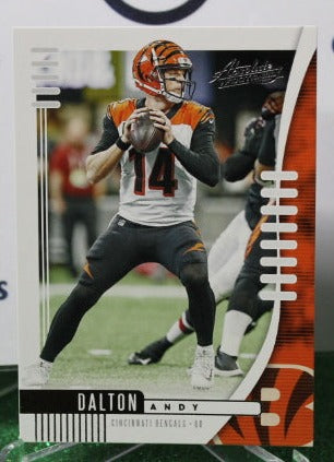 2019 PANINI ABSOLUTE ANDY DALTON # 23 NFL CINCINNATI BENGALS  GRIDIRON CARD