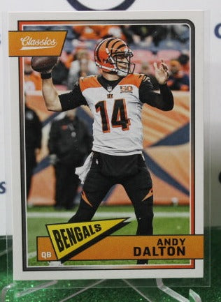 2018 PANINI CLASSIC ANDY DALTON # 20 NFL CINCINNATI BENGALS  GRIDIRON CARD