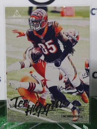 2020 PANINI CHRONICLES LUMINANCE TEE HIGGINS # 214  ROOKIE  NFL CINCINNATI BENGALS  GRIDIRON CARD