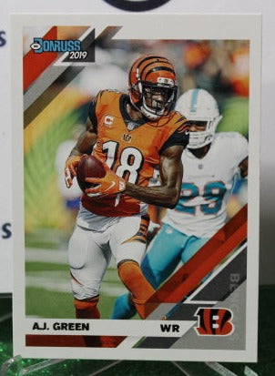 2019 PANINI DONRUSS A.J. GREEN # 58  NFL CINCINNATI BENGALS  GRIDIRON CARD