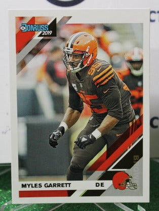 2019 PANINI DONRUSS MYLES GARRETT # 68 NFL CLEVELAND BROWNS  GRIDIRON CARD