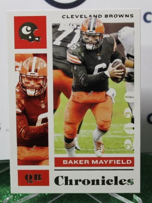 2020 PANINI CHRONICLES BAKER MAYFIELD # 22 NFL CLEVELAND BROWNS  GRIDIRON CARD