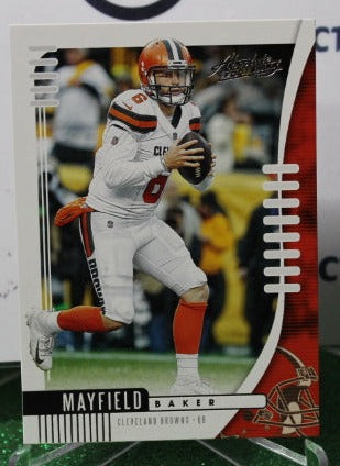 2019 PANINI ABSOLUTE BAKER MAYFIELD # 19 NFL CLEVELAND BROWNS  GRIDIRON CARD