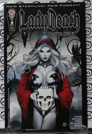 LADY DEATH APOCALYPTIC ABYSS # 1 VARIANT COFFIN COMICS NEW FORMAT NEW STORYLINE