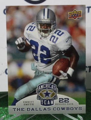 2009 UPPER DECK EMMITT SMITH # 38 AMERICA'S TEAM  NFL DALLAS COWBOYS GRIDIRON CARD