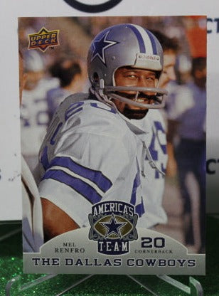 2009 UPPER DECK MEL RENFRO # 68 AMERICA'S TEAM NFL DALLAS COWBOYS GRIDIRON CARD