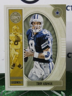 2019 PANINI LEGACY TROY AIKMAN # 109 NFL DALLAS COWBOYS GRIDIRON CARD