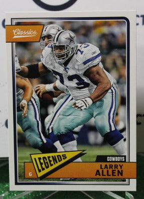 2018 PANINI CLASSICS LARRY ALLEN # 119 LEGENDS NFL DALLAS COWBOYS GRIDIRON CARD