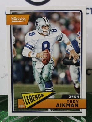 2018 PANINI CLASSICS TROY AIKMAN # 118 LEGENDS NFL DALLAS COWBOYS GRIDIRON CARD