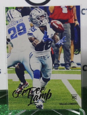 2020 PANINI CHRONICLES LUMINANCE CEEDEE LAMB # 206 ROOKIE NFL DALLAS COWBOYS GRIDIRON CARD