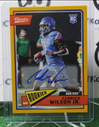 2018 PANINI CLASSICS CEDRICK WILSON JR. # 294 ROOKIE AUTO 47/49 NFL DALLAS COWBOYS GRIDIRON CARD