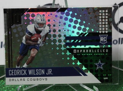 2018 PANINI UNPARALLELED CEDRICK WILSON JR. # 298 ROOKIE NFL DALLAS COWBOYS GRIDIRON CARD