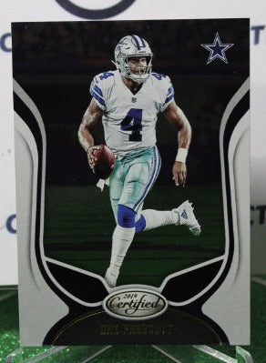 2019 PANINI CERTIFIED DAK PRESCOTT # 50 NFL DALLAS COWBOYS GRIDIRON CARD