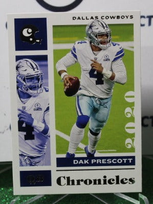 2020 PANINI CHRONICLES DAK PRESCOTT # 26 NFL DALLAS COWBOYS GRIDIRON CARD