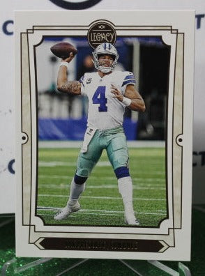 2019 PANINI LEGACY DAK PRESCOTT # 27 NFL DALLAS COWBOYS GRIDIRON CARD