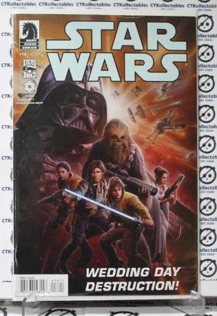 STAR WARS # 18 WEDDING DAY DESTRUCTION DARK HORSE COMIC BOOK VF 2013