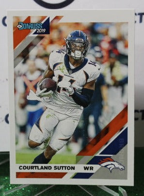 2019 PANINI DONRUSS COURTLAND SUTTON # 86 NFL DENVER BRONCOS GRIDIRON CARD