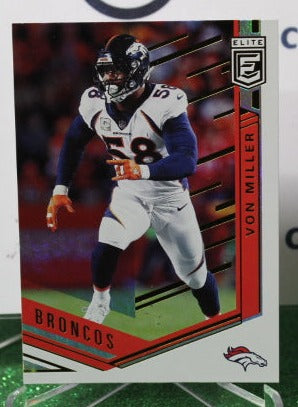 2018 PANINI DONRUSS ELITE VON MILLER # 87 NFL DENVER BRONCOS GRIDIRON CARD