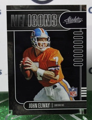 2019 PANINI ABSOLUTE  JOHN ELWAY # 8 FOIL  NFL DENVER BRONCOS GRIDIRON CARD