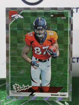 2019 PANINI DONRUSS NOAH FANT # TR-20 ROOKIE FOIL NFL DENVER BRONCOS GRIDIRON CARD