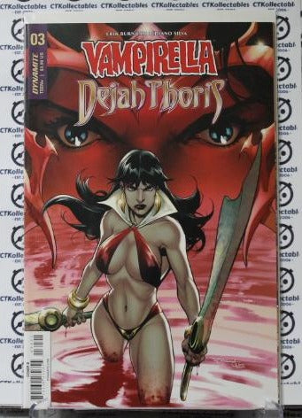 VAMPIRELLA DEJAH THORIS  # 03  DYNAMITE COMICS HORROR COMIC BOOK VARIANT 2019