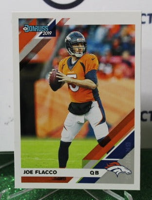 2019 PANINI DONRUSS JOE FLACCO # 82 NFL DENVER BRONCOS GRIDIRON CARD