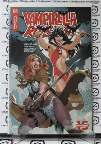 VAMPIRELLA RED SONJA  # 01  DYNAMITE COMICS HORROR COMIC BOOK VARIANT