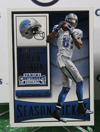 2015 PANINI CONTENDERS CALVIN JOHNSON # 64  NFL DETROIT LIONS GRIDIRON CARD