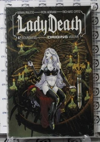 LADY DEATH VOLUME 1 ORIGINS BOUNDLESS COMICS 2020  NM TRADEBACK