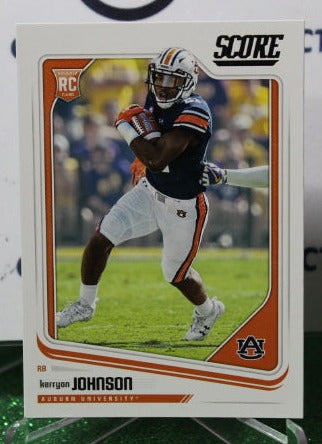 2018 PANINI SCORE KERRYON JOHNSON # 367 DRAFT ROOKIE  NFL DETROIT LIONS GRIDIRON CARD